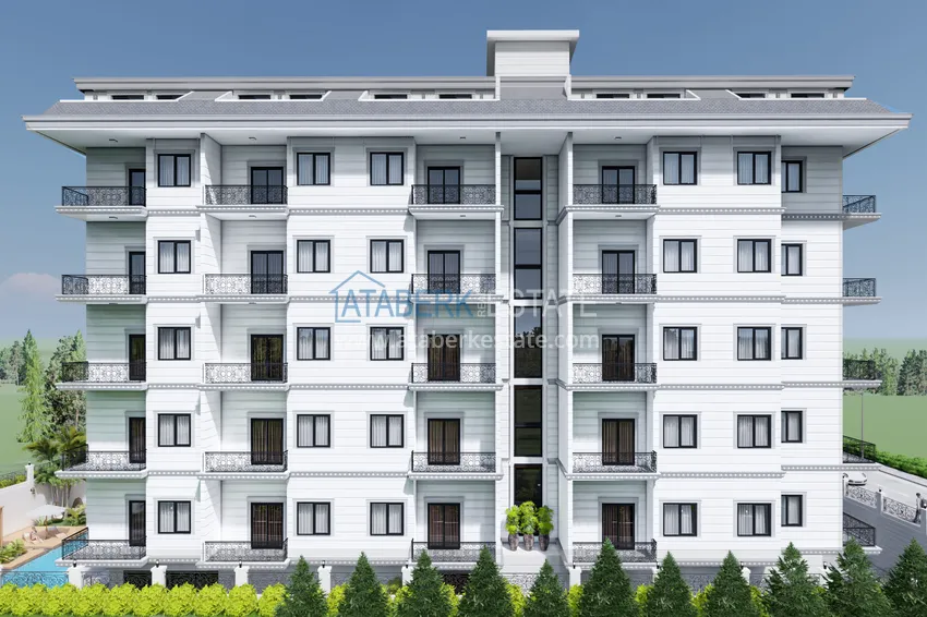 Квартира от инвестора в Махмутларе в строящемся комплексе 2 