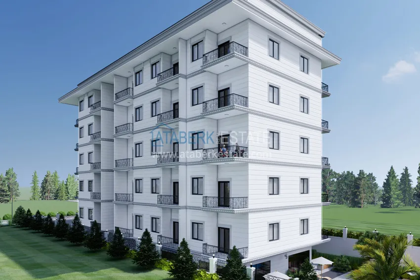 Квартира от инвестора в Махмутларе в строящемся комплексе 3 