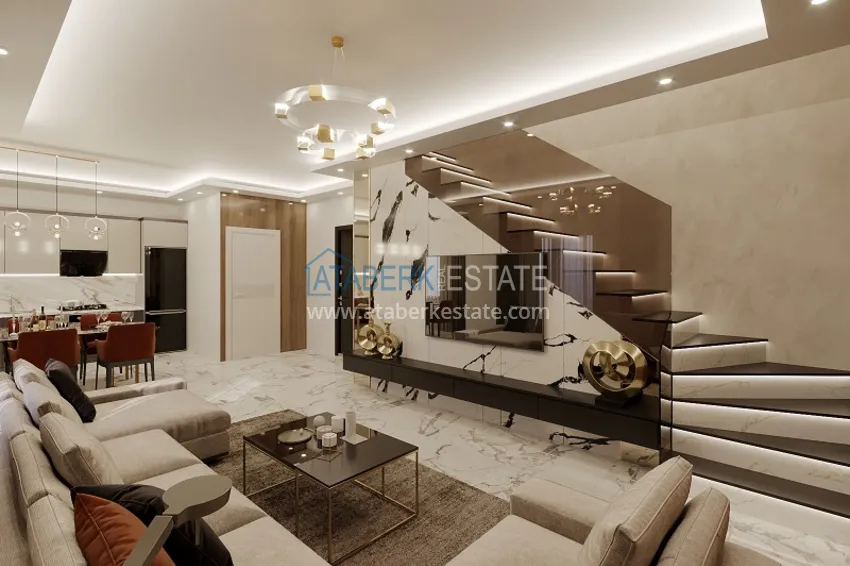 Приобрести Новый строящийся бутик-комплекс в районе Окурджалар - 200 метров от моря 12 