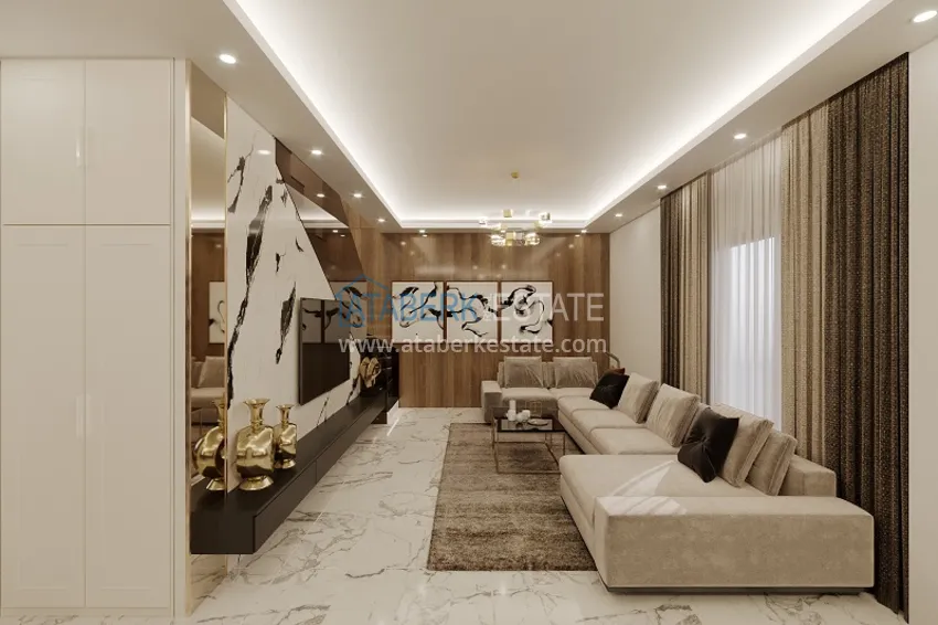 Приобрести Новый строящийся бутик-комплекс в районе Окурджалар - 200 метров от моря 14 