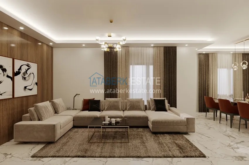 Приобрести Новый строящийся бутик-комплекс в районе Окурджалар - 200 метров от моря 15 