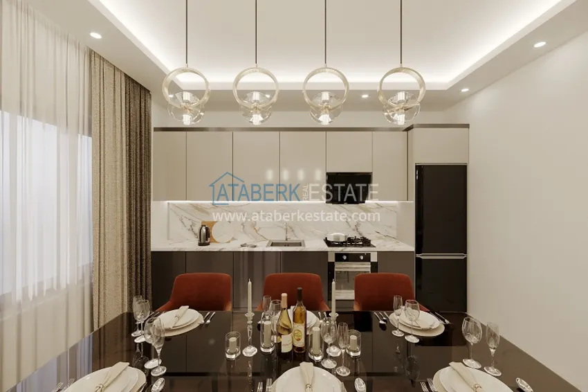 Приобрести Новый строящийся бутик-комплекс в районе Окурджалар - 200 метров от моря 16 