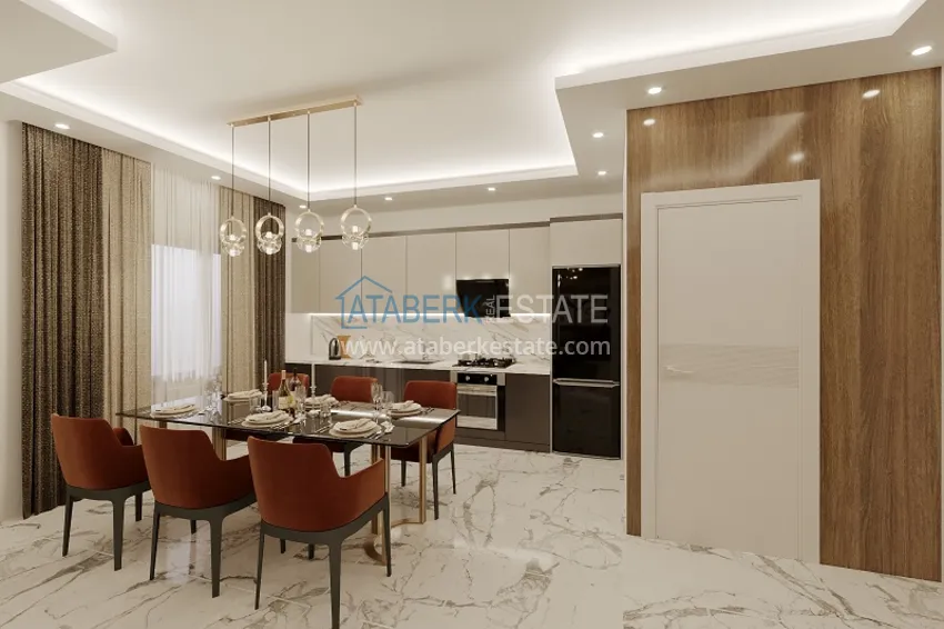 Приобрести Новый строящийся бутик-комплекс в районе Окурджалар - 200 метров от моря 17 