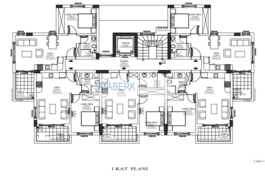 Купить дешево Новый проект бутик-комплекса в Алания – район Каргыджак 2 