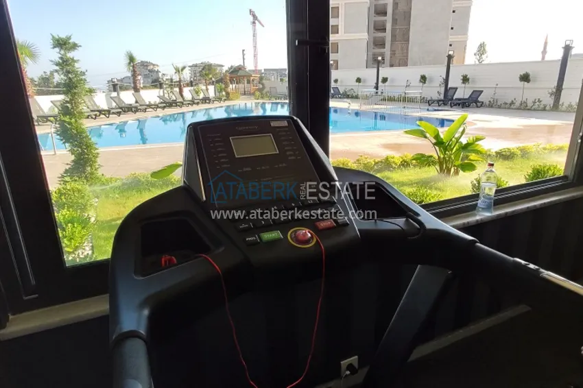 Двухкомнатная квартира с новой мебелью в Алании район Авсаллар - Новостройка 16 