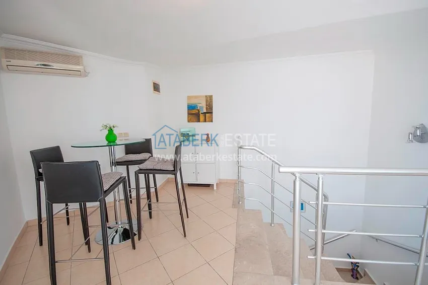 Приобрести Пентхаус-дуплекс в Джикджилли меблированный с частичным видом на море и горы 10 