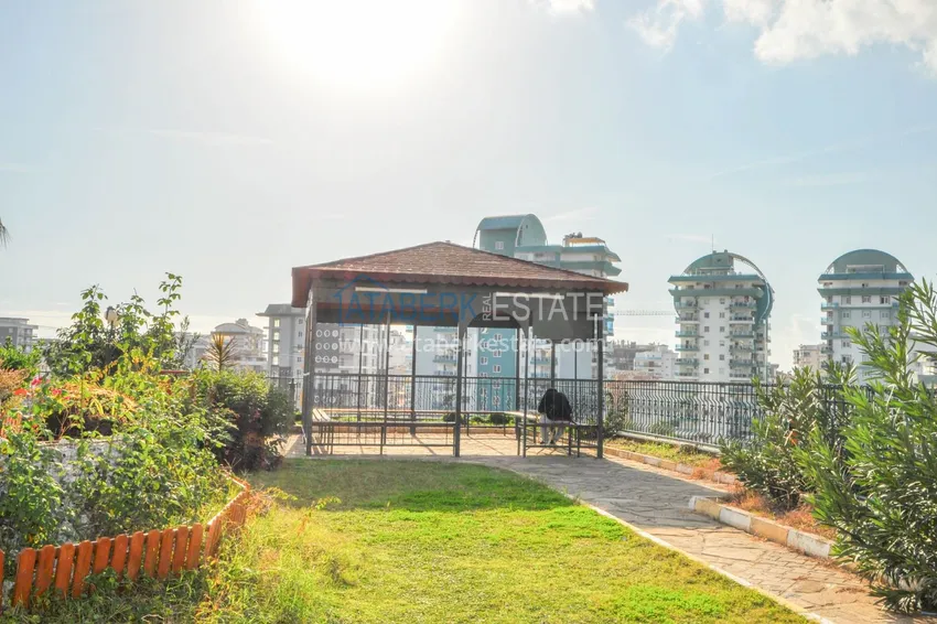 Дуплекс с мебелью и отдельной кухней в Махмутларе 10 