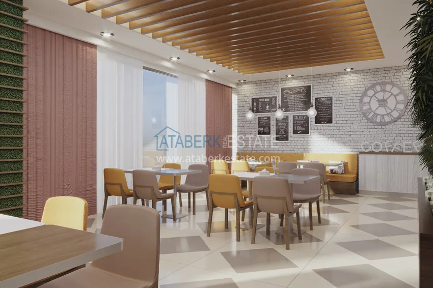 Двухкомнатная квартира от инвестора в комплексе с отельной инфраструктурой в Авсалларе 28 