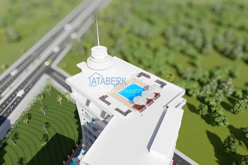 Квартиры в Махмутларе, в строящемся комплексе от инвестора 14 