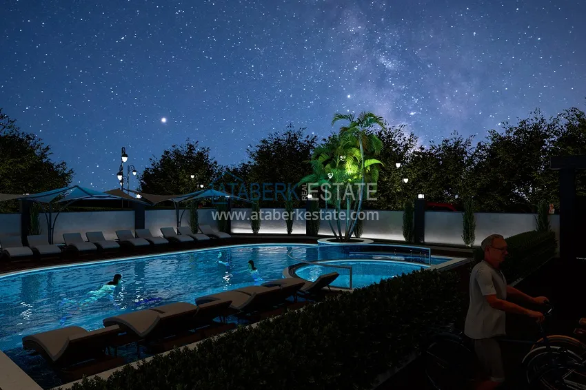 Новый строящийся бутик-комплекс в районе Окурджалар - 200 метров от моря 11 