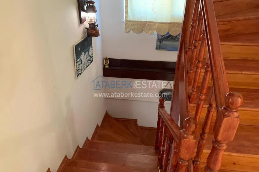 Приобрести Трехэтажный частный дом с панорамным видом в Алании – горный район Бекташ 6 