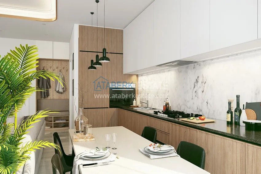 Приобрести Квартира от инвестора в строящемся жилом комплексе, Алания, Махмутлар 11 