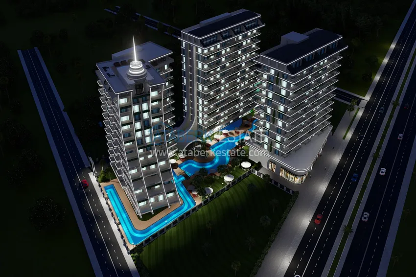 Квартиры в Махмутларе, в строящемся комплексе от инвестора 15 