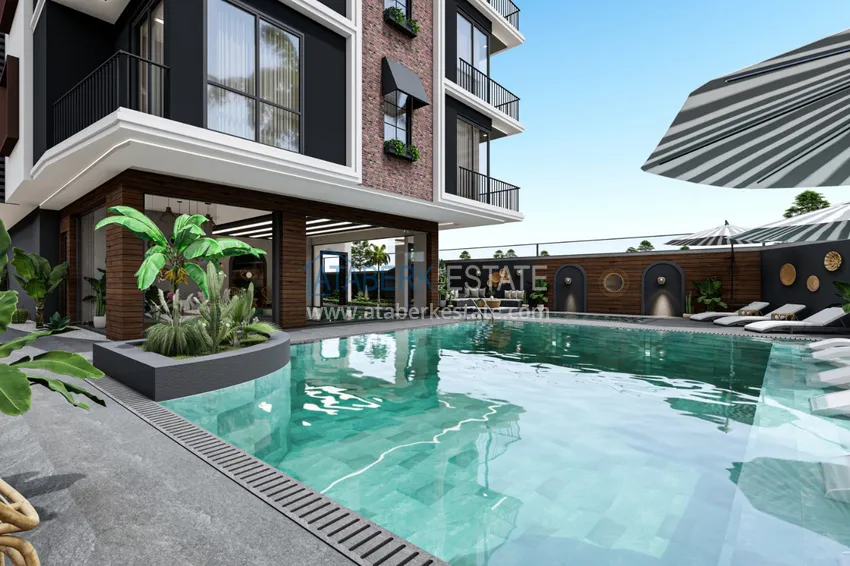 Квартиры в центре Алании от инвестора в новом строящемся комплексе 7 