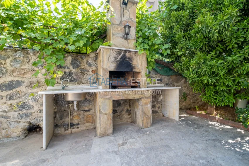 Пентхаус-дуплекс в Джикджилли меблированный с частичным видом на море и горы 14 