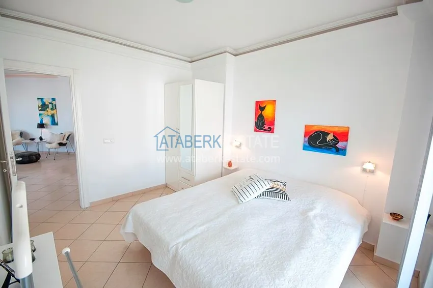 Приобрести Пентхаус-дуплекс в Джикджилли меблированный с частичным видом на море и горы 13 