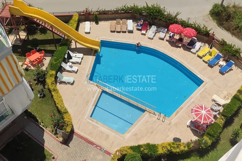 Приобрести Видовые апартаменты с 2 спальнями в районе Махмутлар в благоустроенном комплексе 16 