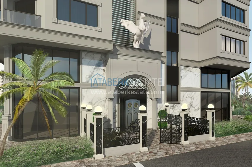 Квартиры в Махмутларе в строящемся комплексе с возможностью оплаты в рассрочку 15 