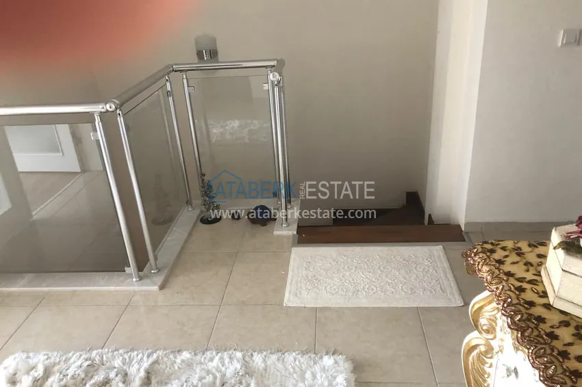 Приобрести Садовый дуплекс в Алании с видом на историческую крепость 13 