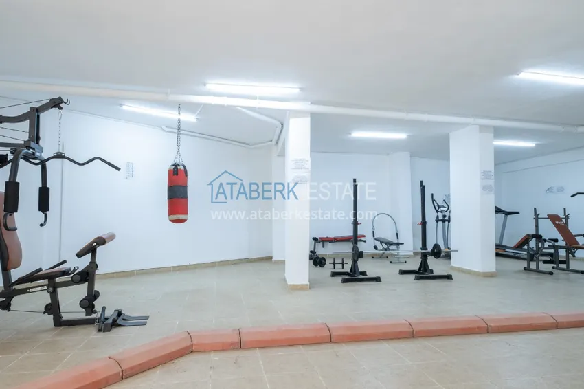 Пентхаус-дуплекс в Джикджилли меблированный с частичным видом на море и горы 15 