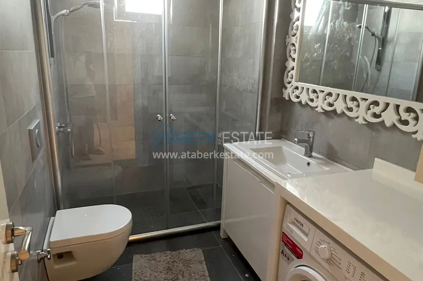 Приобрести Квартира 2+1 в районе Оба с мебелью и застекленным балконом в комфортабельном жилом комплексе 15 