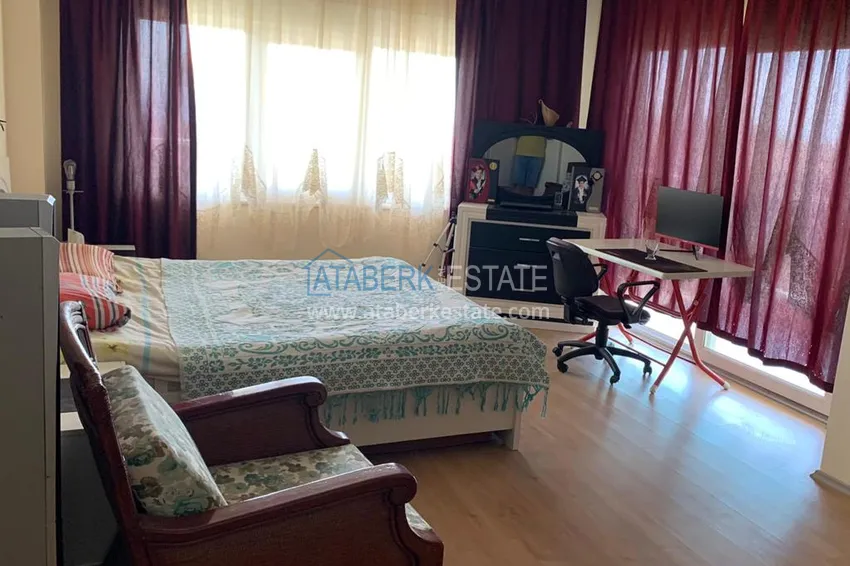 Приобрести Трехэтажный частный дом с панорамным видом в Алании – горный район Бекташ 9 