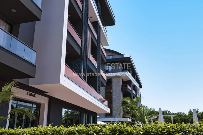 Новый проект малоэтажного жилого комплекса в Алании - район верхняя Оба 18 