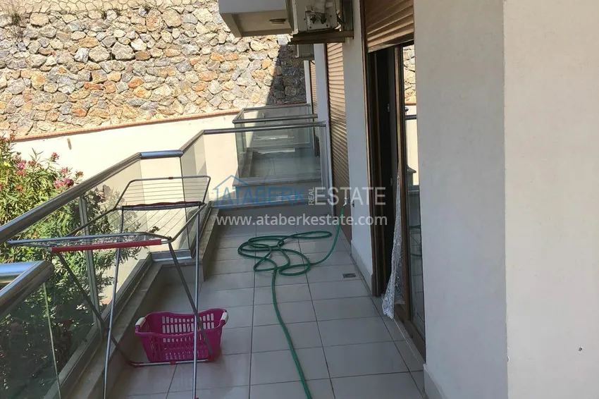 Приобрести Садовый дуплекс в Алании с видом на историческую крепость 16 