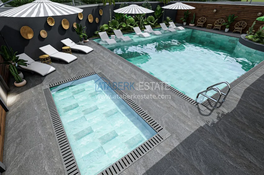 Квартиры в центре Алании от инвестора в новом строящемся комплексе 10 