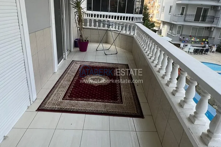 Приобрести Квартира 2+1 в районе Оба с мебелью и застекленным балконом в комфортабельном жилом комплексе 18 