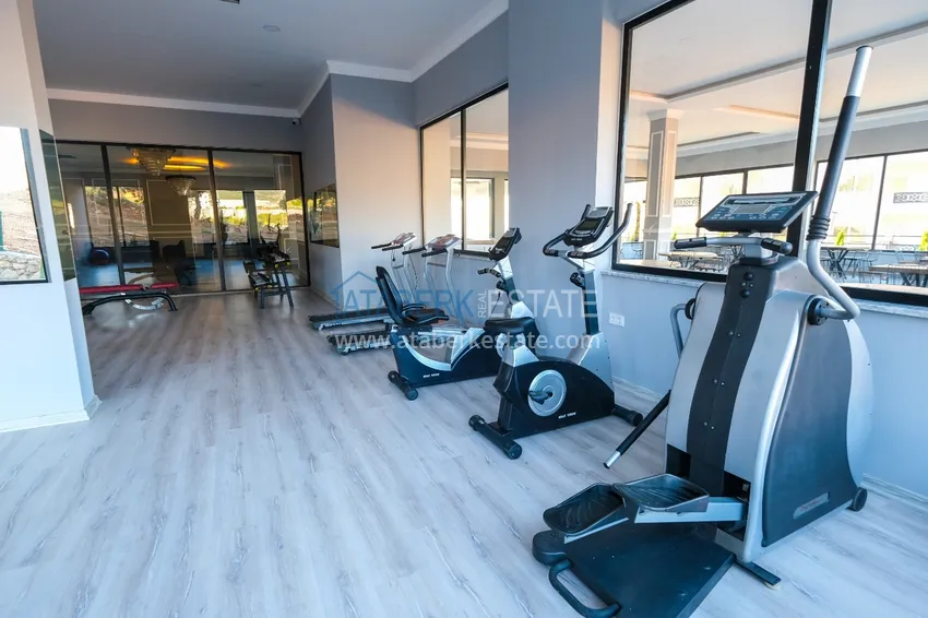 Квартира в районе Оба с качественной чистовой отделкой и открытым видом на горы 23 