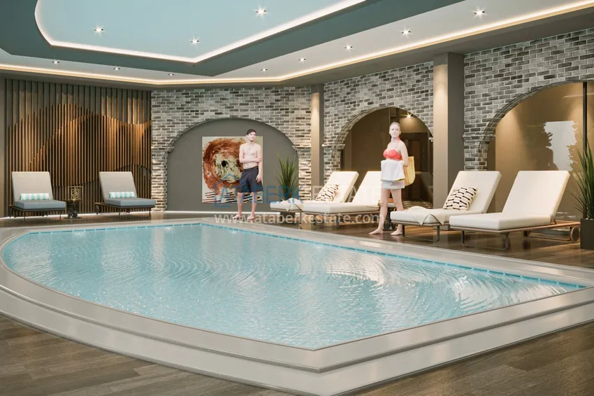 Двухкомнатная квартира от инвестора в комплексе с отельной инфраструктурой в Авсалларе 37 