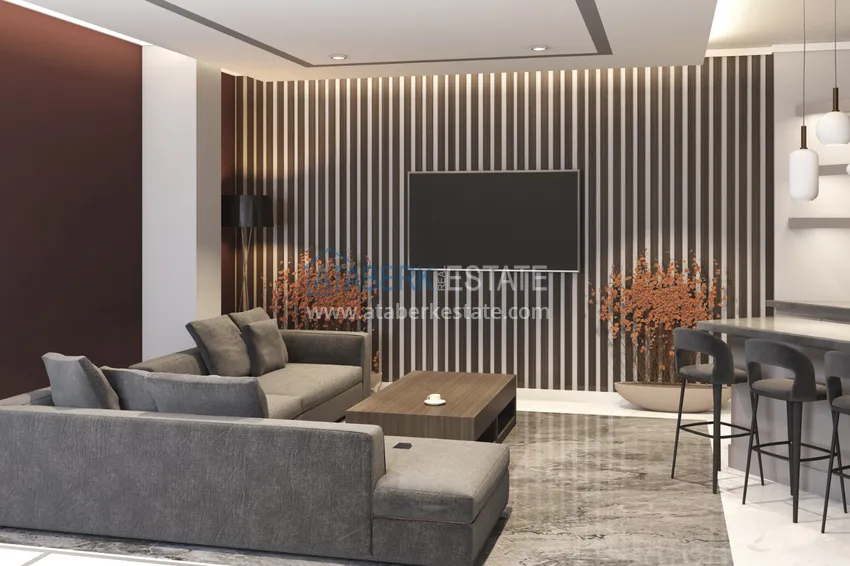 Квартиры в Махмутларе в строящемся комплексе с возможностью оплаты в рассрочку 17 