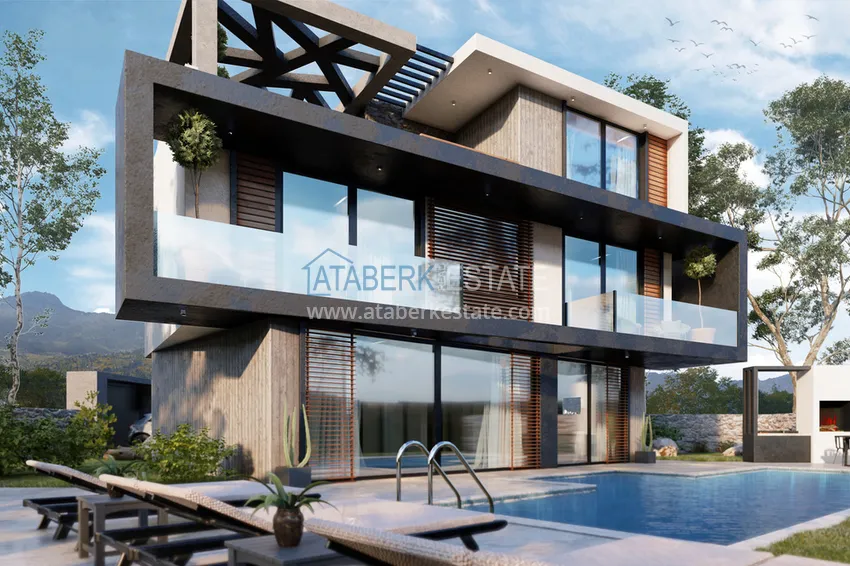 Новый проект элитного комплекса вилл в провинции Анталия, город Калкан - полуостров Теке 1 