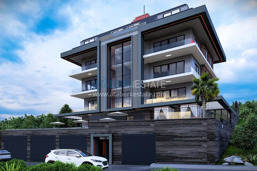Новый эксклюзивный проект резиденции в Алании - Буюк Хасбахче 1