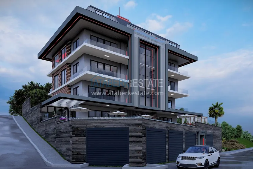 Новый эксклюзивный проект резиденции в Алании - Буюк Хасбахче 2