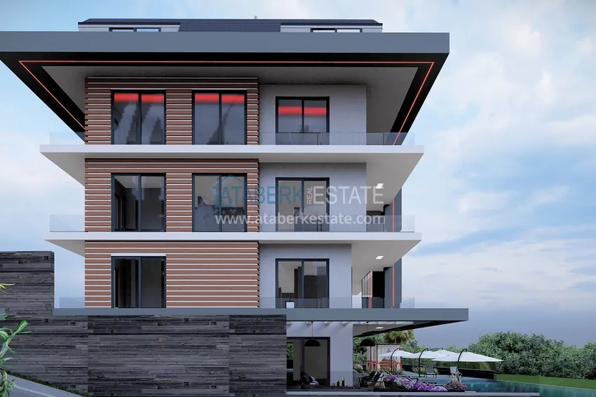 Новый эксклюзивный проект резиденции в Алании - Буюк Хасбахче 5