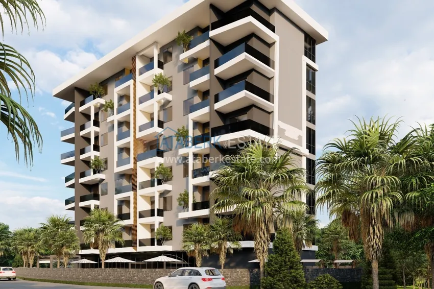 Квартира в районе Авсаллар, в комплексе на этапе строительства напрямую от инвестора 1 