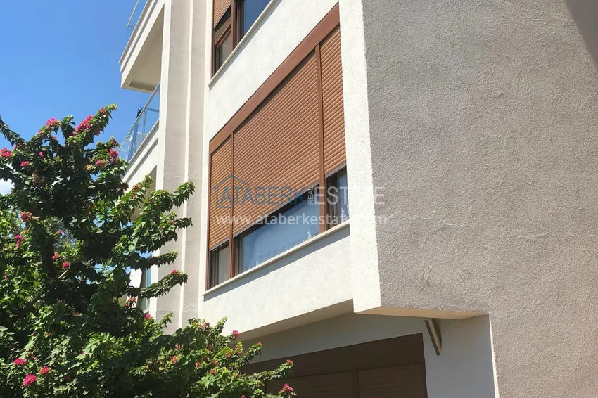 Садовый дуплекс в Алании с видом на историческую крепость 3 