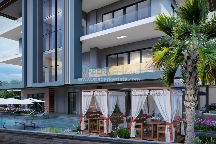 Новый эксклюзивный проект резиденции в Алании - Буюк Хасбахче 7