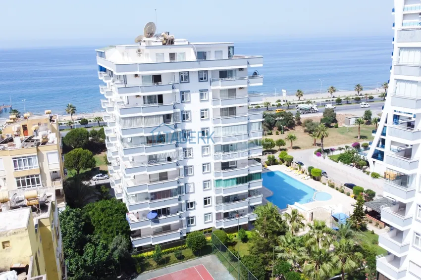 Квартира в Махмутларе меблированная, в комплексе на первой береговой 3 