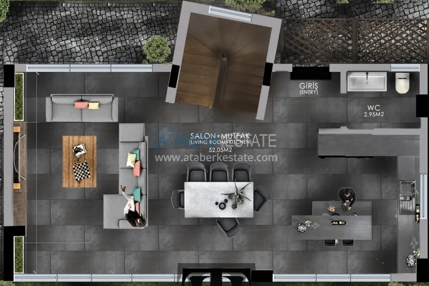 Купить дешево Новый проект элитного комплекса вилл в провинции Анталия, город Калкан - полуостров Теке 2 