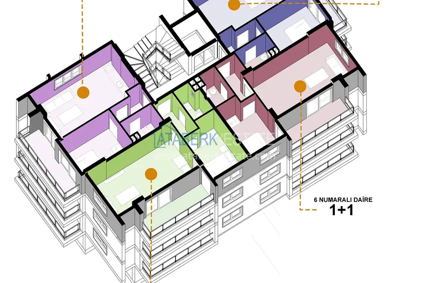 Купить дешево Доступная курортная недвижимость в Алании - Авсаллар на этапе строительства 1 