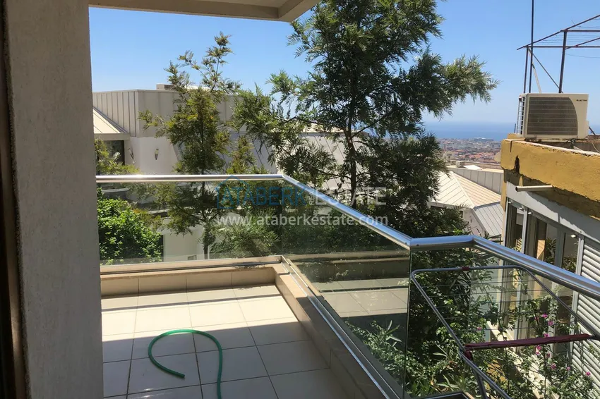 Приобрести Садовый дуплекс в Алании с видом на историческую крепость 20 