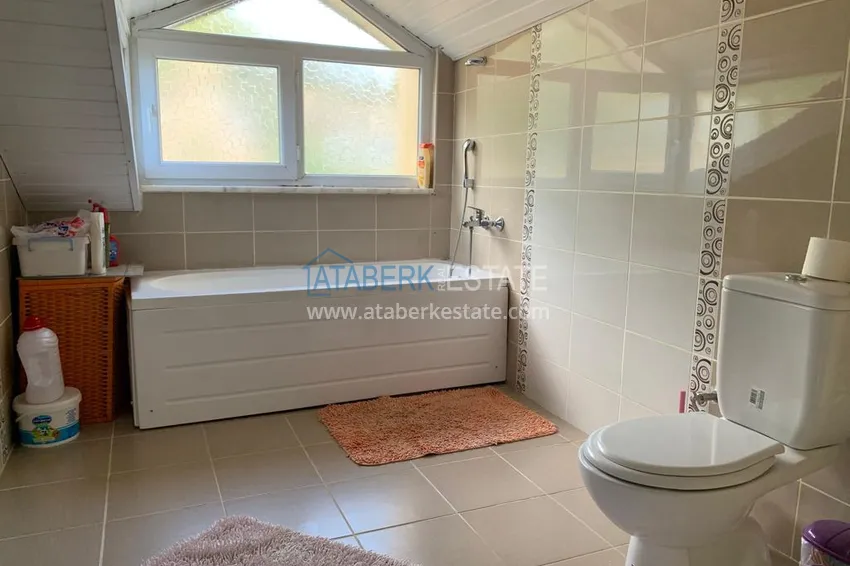 Приобрести Трехэтажный частный дом с панорамным видом в Алании – горный район Бекташ 16 