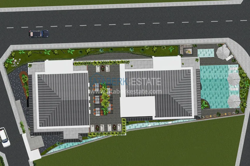 Квартиры в центре Алании от инвестора в новом строящемся комплексе 12 