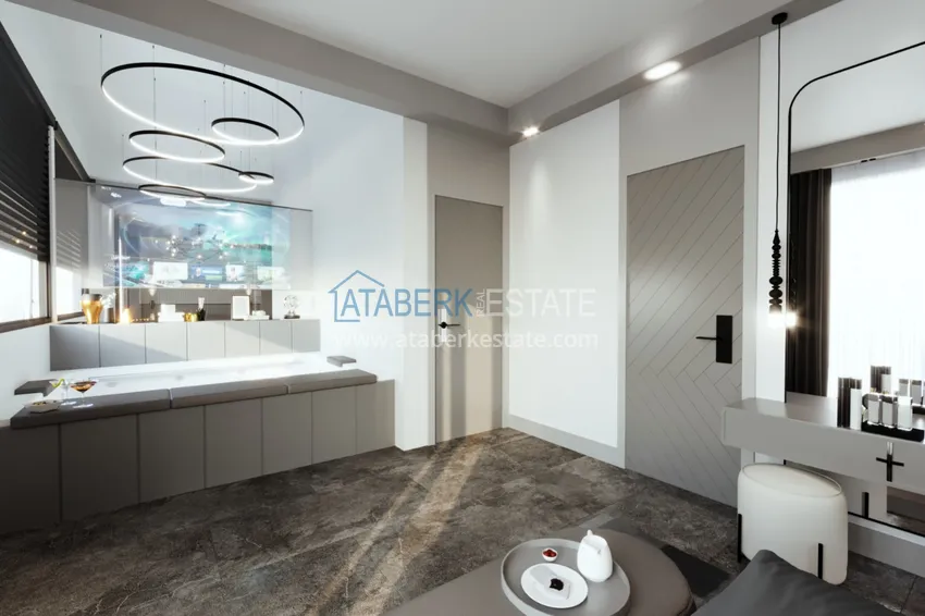 Приобрести Новый проект элитного комплекса вилл в провинции Анталия, город Калкан - полуостров Теке 13 