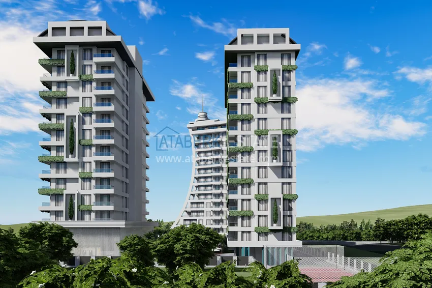 Квартира от инвестора в Махмутларе в строящемся комплексе 3 