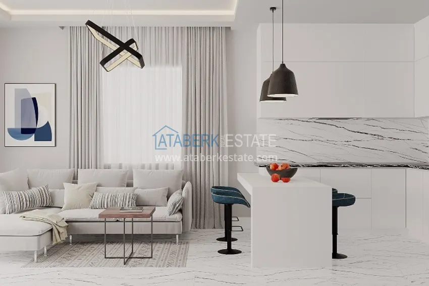 Приобрести Комфортабельный бутик-комплекс на этапе строительства в Алании – район Оба 2