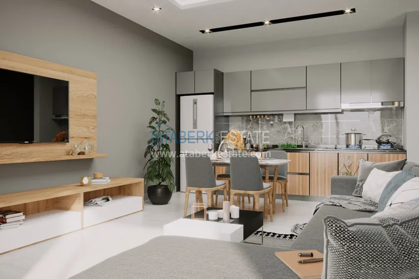 Приобрести Двухкомнатная квартира от инвестора в комплексе с отельной инфраструктурой в Авсалларе 2 